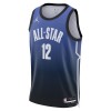 Män All-Star 2023 Tröja Team 1 Ja Morant 12 Nike Blå Swingman